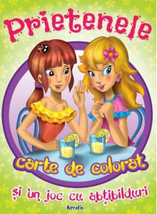 Prietenele - Carte de colorat