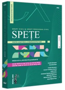 Spețe pentru admiterea la INM/magistratură. Drept civil și drept procesual civil - 2023 de Laura-Cristina Carcia