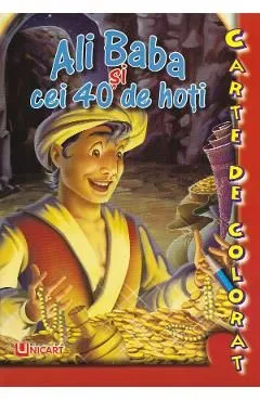 Ali Baba si cei 40 de hoti. Carte de colorat de Autor Anonim