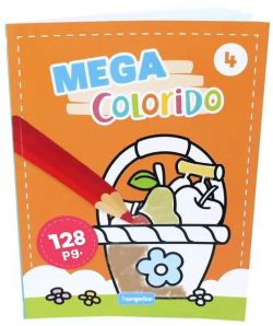 Carte de colorat Mega Colorido (Vol. 4)