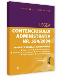 Legea contenciosului administrativ nr. 5542004, legislatie conexa si jurisprudenta