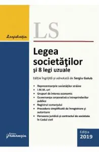 Legea societatilor si 8 legi uzuale Act. 18.09.2019