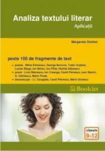 Analiza textului literar- Aplicatii de Margareta Onofrei