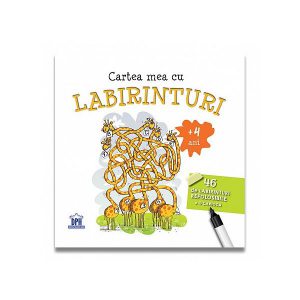 Cartea mea cu labirinturi. 46 de labirinturi refolosibile   o cariocă (4  ani)