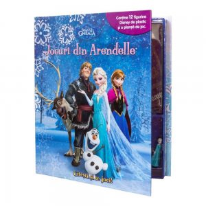 Disney. Citesti si te joci. Jocuri din Arendelle (contine 12 figurine)