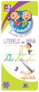 Invat sa scriu alfabetul cu litere de mana