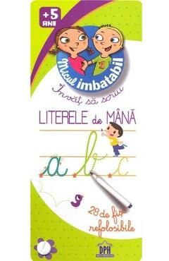 Invat sa scriu literele de mana 5 aniMicul Imbatabil