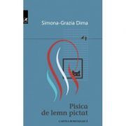 Pisica de lemn pictat