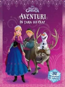 Regatul de Gheata - Aventuri in tara lui Olaf. 32 de planse de colorat