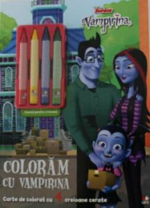 Disney. Vampirina. Coloram cu Vampirina. Contine 4 creioane cerate