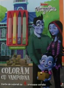 Disney. Vampirina. Coloram cu Vampirina. Contine 4 creioane cerate