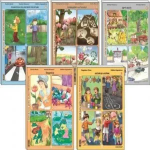 Set 5 caiete de lucru pentru clasa pregatitoare, Semestrul 1 de G. Dorobantu