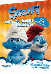 Strumfii - Carte cu jocuri amuzante