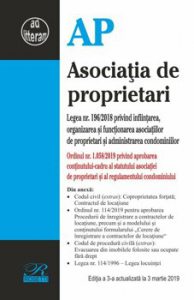 Asociatia de proprietari. Editia a 3-a actualizata la 3 martie 2019