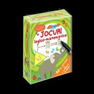 Jocuri logico-matematice. 50 de jetoane si o carioca lavabila de Philip Kiefer