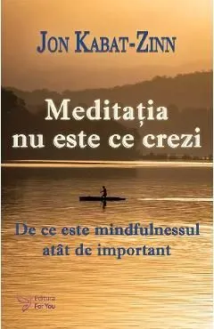 Meditatia nu este ce crezi. De ce este mindfulnessul atat de important de Jon Kabat-Zinn