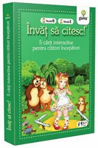 Pachet Invat sa citesc! 5 carti interactive pentru cititori incepatori. Nivelul 0. Nivelul 1