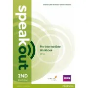 Speakout Pre-Intermediate 2nd Edition Workbook with Key de Damian Williams