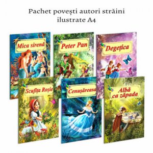 Pachet povesti autori straini - ilustrate A4