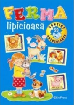 Ferma lipicioasă. Conține 59 de autocolante