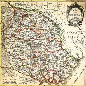 Harta Moldova 1788