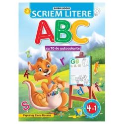 Scriem litere ABC. Cu 70 de autocolante