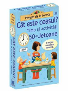 Cat este ceasul? Timp si activitati. 50 de jetoane