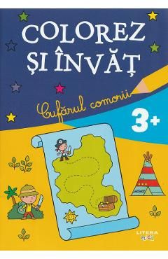 Cufarul comorii. Colorez si invat