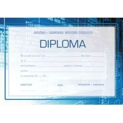 Diploma scolare INFORMATICA (DLFD018) de Diploma Scolara