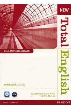 New Total English Pre-Intermediate Workbook with Key de Antonia Clare
