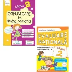 Pachet Evaluare Nationala. Comunicare in limba romana, Matematica si explorarea mediului clasa a 2-a de Arina Damian