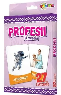 Profesii si meserii. 27 de cartonase