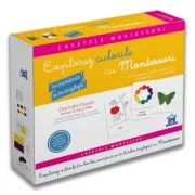 Explorez culorile cu Montessori. In romana si in engleza. Pentru dezvoltarea vocabularului si a creativitatii de Charlotte Poussin