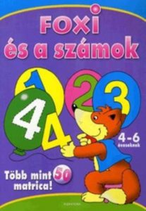 Foxi es a szamok - Tobb mint 50 matrica! - 4-6 eveseknek