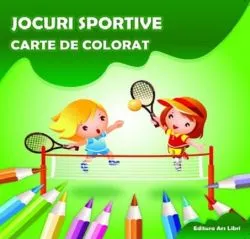 Jocuri sportive. Carte de colorat de Anonim