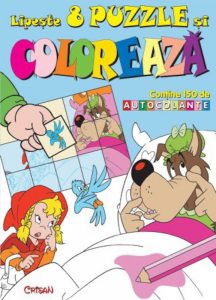 Lipeste si coloreaza - Scufita Rosie