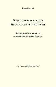O propunere pentru un Sinod al Unitatii Crestine de Doru Nastasa