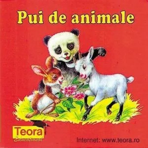 Pui de animale (pliant color cartonat)