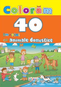 Coloram 40 de imagini cu animale domestice
