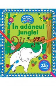 Coloreaza dupa numere. In adancul junglei