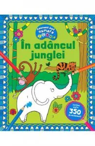 Coloreaza dupa numere. In adancul junglei