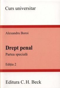Drept penal. Partea speciala. Editia 2