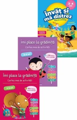 Imi place la gradinita (2-3 ani, 3-4 ani)   Invat si ma distrez (3-4 ani) de Anne Popet