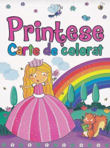 Prințese. Carte de colorat