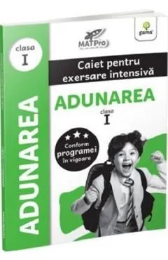 Adunarea. Caiet pentru exersare intensiva - Clasa 1