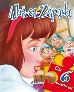 Alba ca zapada. Cu 6 puzzle-uri