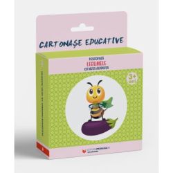 Descopera legumele cu Nuta Albinuta (12 cartonase educative)