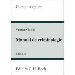 Manual de criminologie. Editia 11