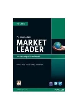 Market Leader 3rd Edition B1 Pre-Intermediate Business English Course Book with DVD-ROM de David Cotton