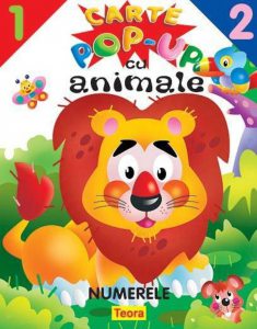 Numerele - Carte pop-up cu animale